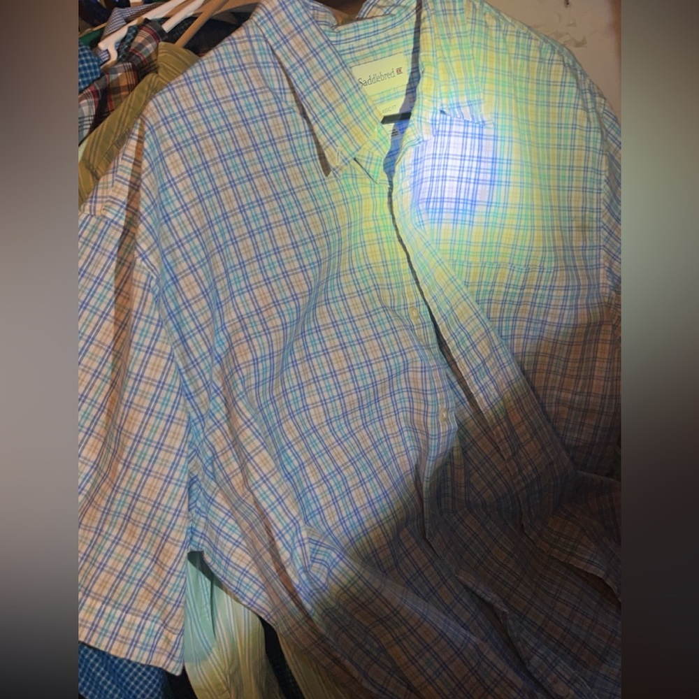 Used, like new saddlebred short sleeve button down
